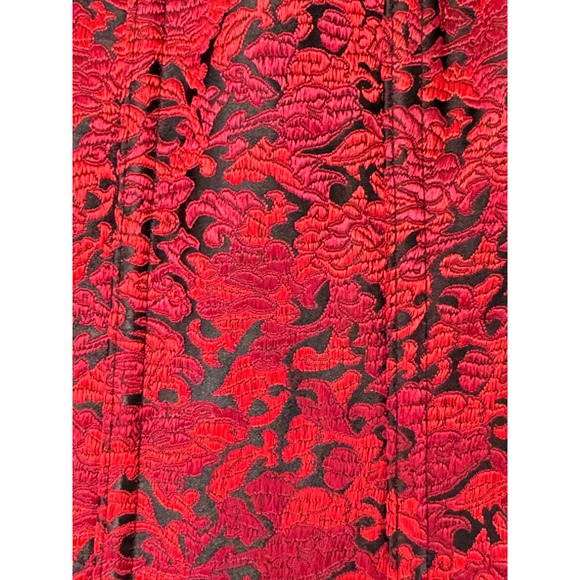 Cacique Corset Lingerie Lace Red Black Vamp Whimsigoth Witchy Intimates Size 40 - Picture 4 of 13